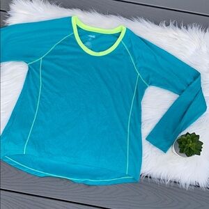 Avia blue long sleeve top